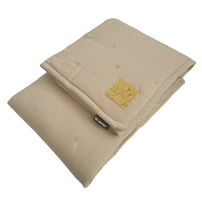 Cobertor PP bordado 115x85 cm Beige