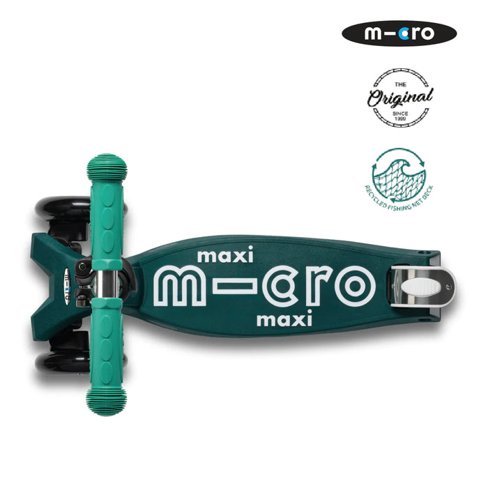 Scooter maxi Deluxe Eco verde (vv)
