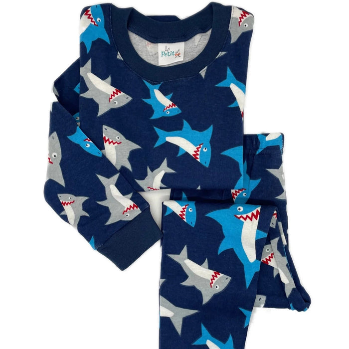 Pijama tiburón azul