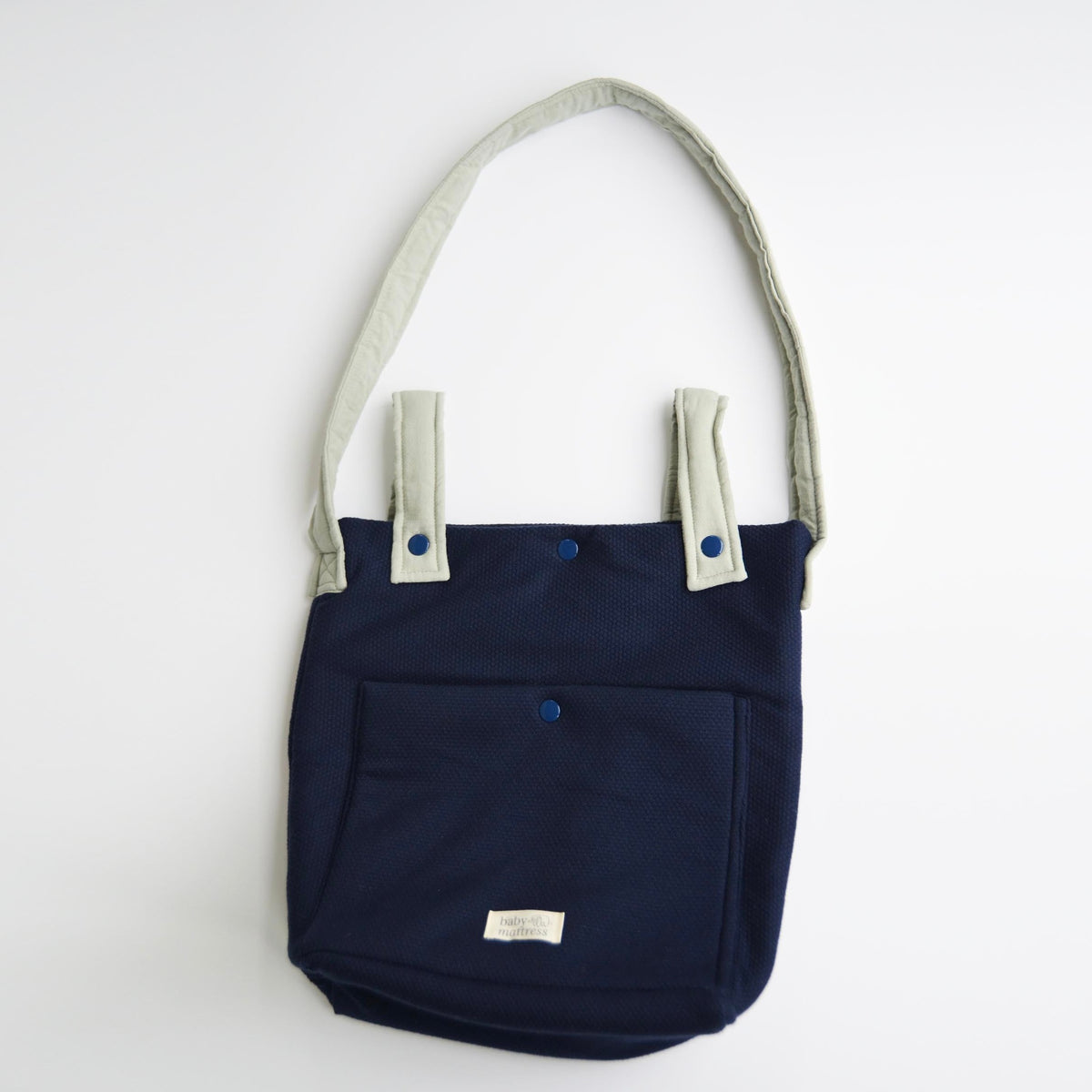 Bolso grande Azul con verde