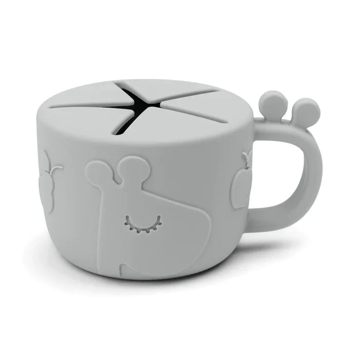 Taza para snack peekaboo Raffi Gris