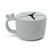 Taza para snack peekaboo Raffi Gris