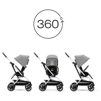 Coche de paseo Eezy S Twist Plus 2 Cybex Lava Grey SVL