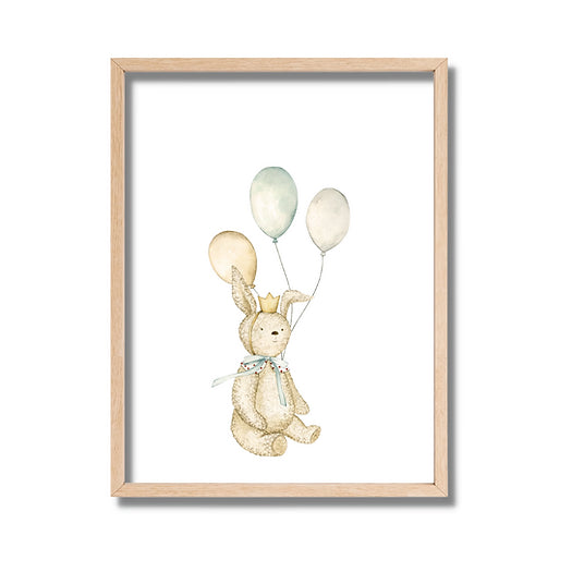 Cuadro Animales y Globos 30x40