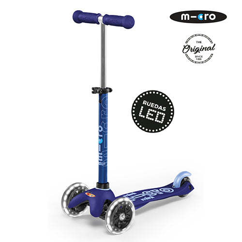 Scooter Mini Deluxe LED Azul
