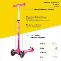 Scooter Maxi Deluxe Rosado (VV)