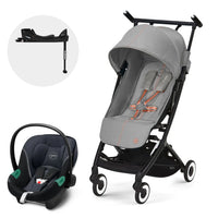 Travel System Libelle + Aton S2 + Base Cybex Lava Grey