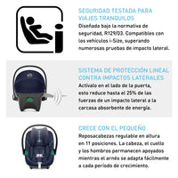 Travel System Libelle + Aton S2 + Base Cybex Lava Grey