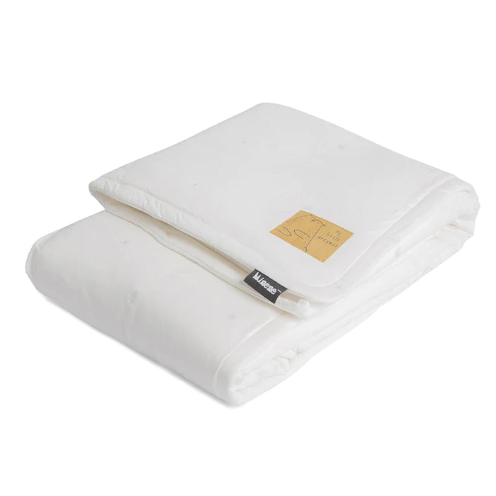 Cobertor PP bordado 115x85 cms crema