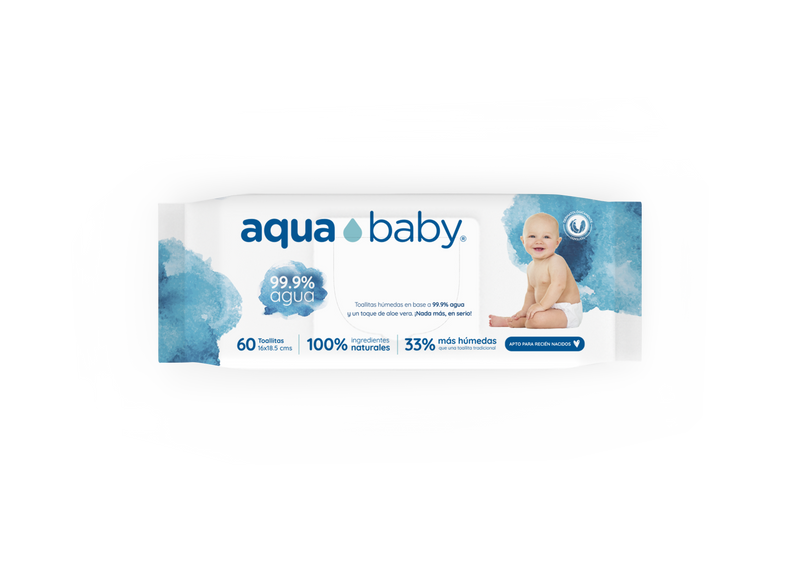 Toallita Húmeda Aqua Baby 120 unidades –