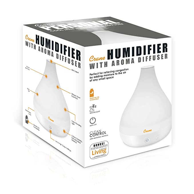 Humidificador y Aromatizador Blanco