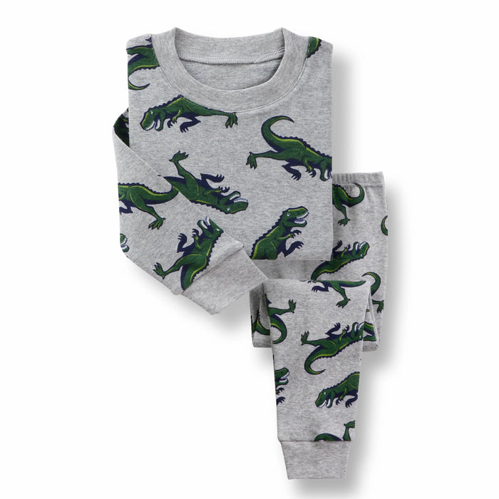 Pijama Dinosaurio Verde Largo