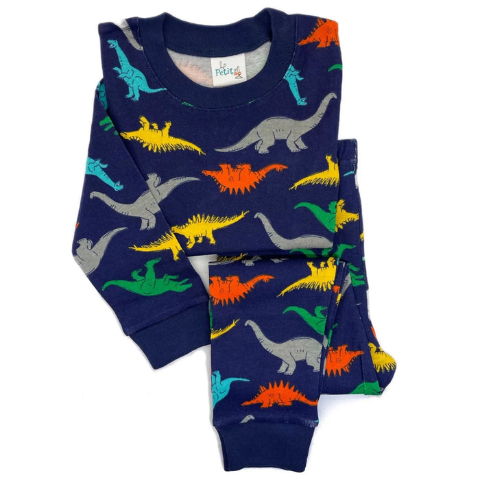Pijama Dinosaurios Colores Azul