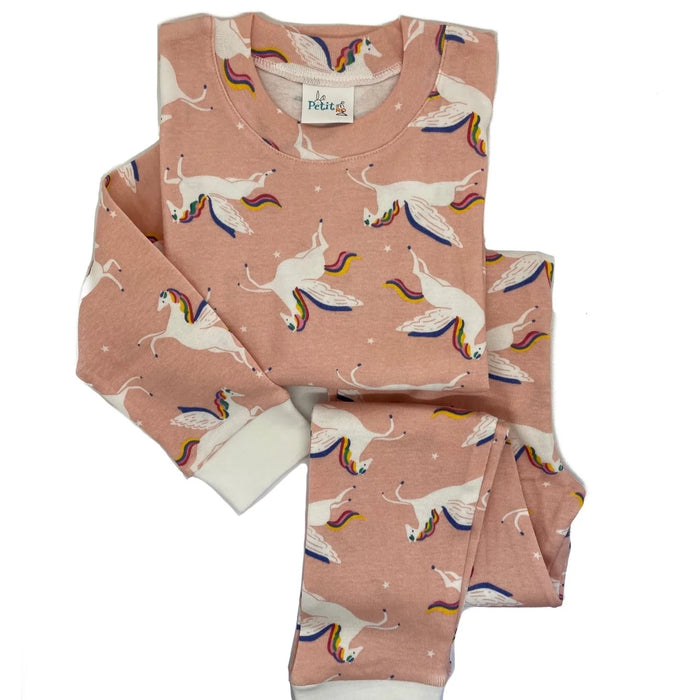 Pijama Unicornios rosa Largo