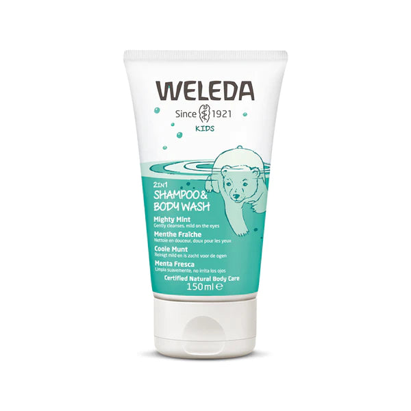 Shampoo y Gel de ducha menta fresca